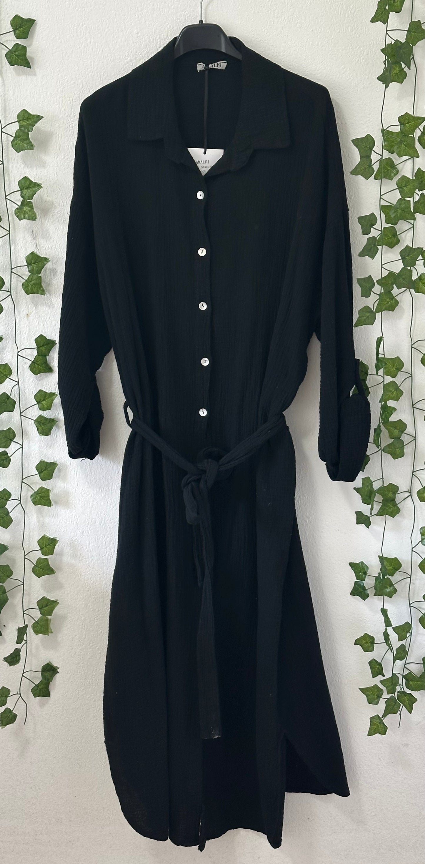 Musselin Blusenkleid in versch.Farben