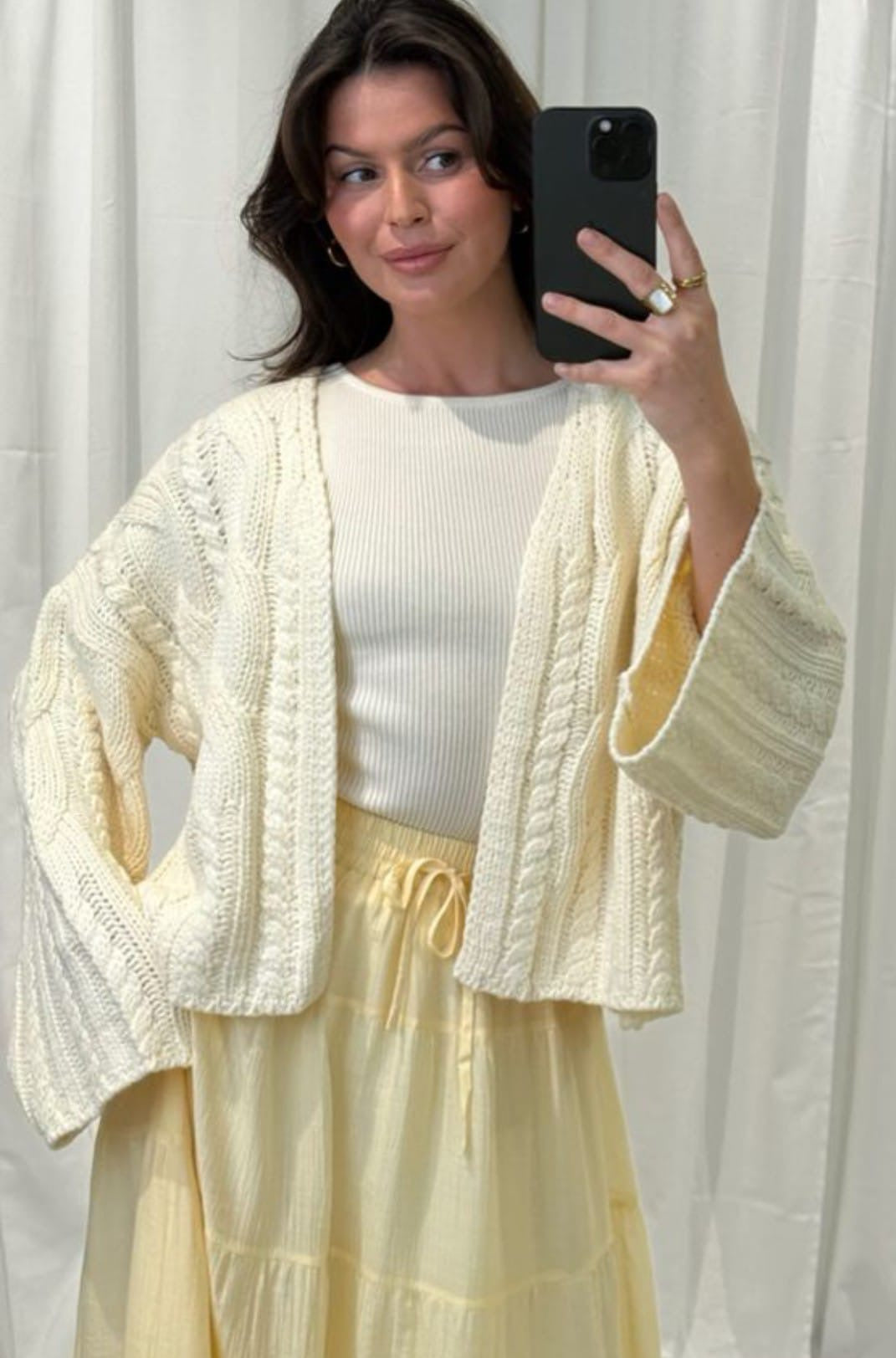Strickjacke Rose