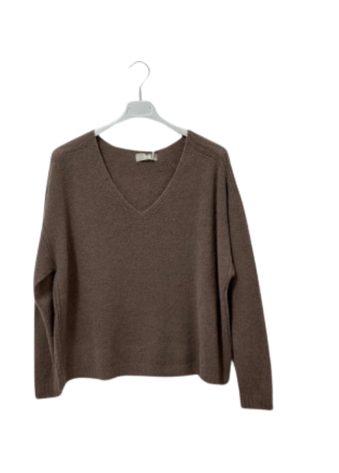 Kurzer Pullover mit V-Ausschnitt (MIT ETIKETT)