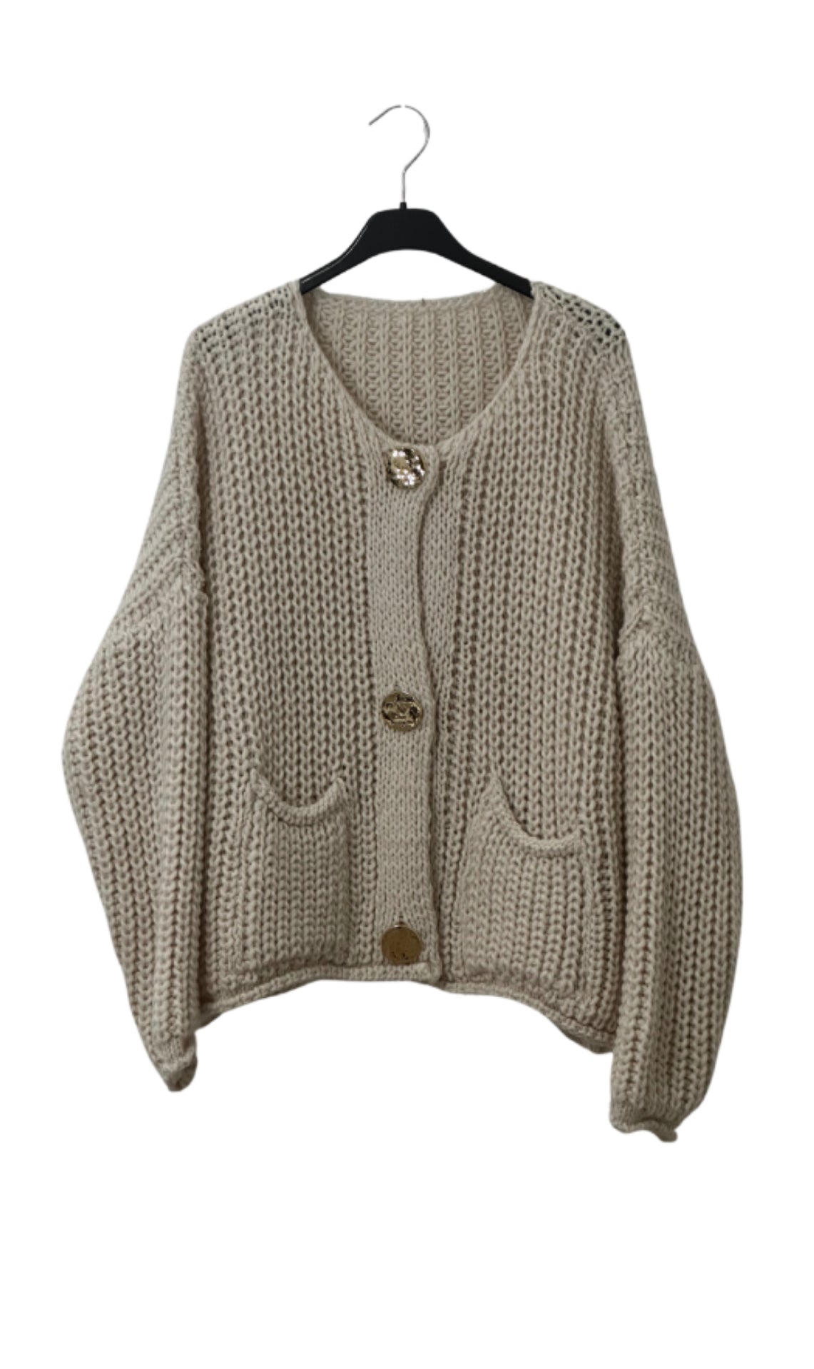 Strickjacke mit gestanzten Knöpfen*SUPERSALE*