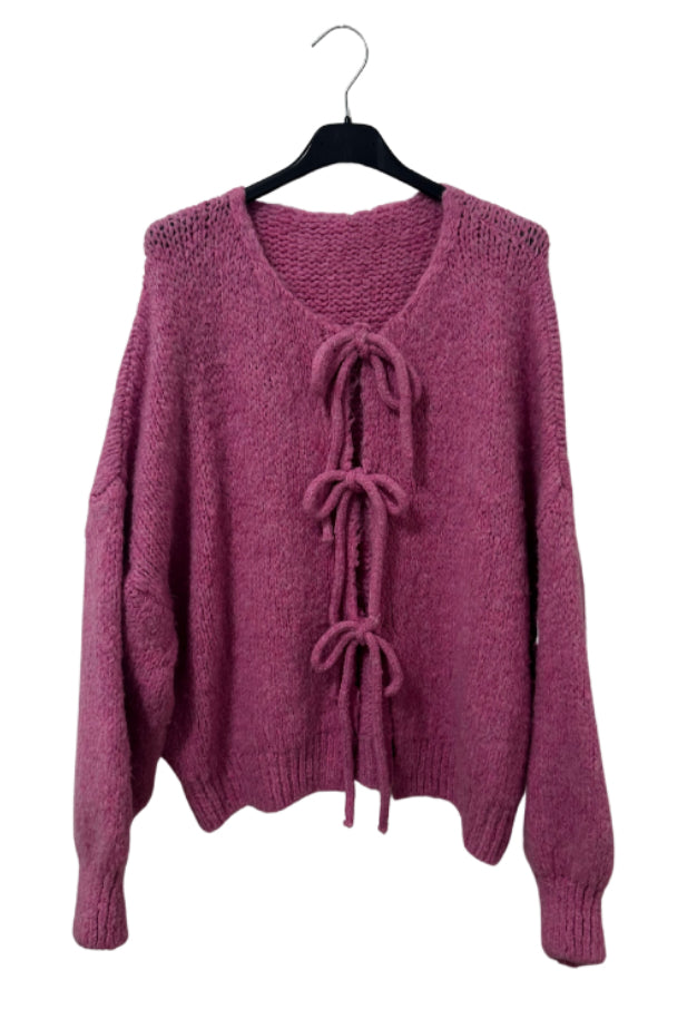 Schleifen Strickjacke *SUPERSALE*