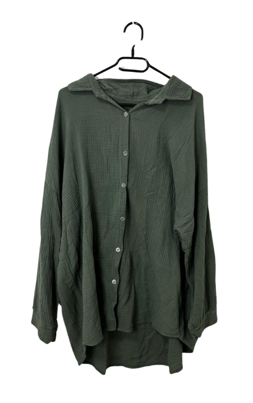 Lange Musselin Bluse