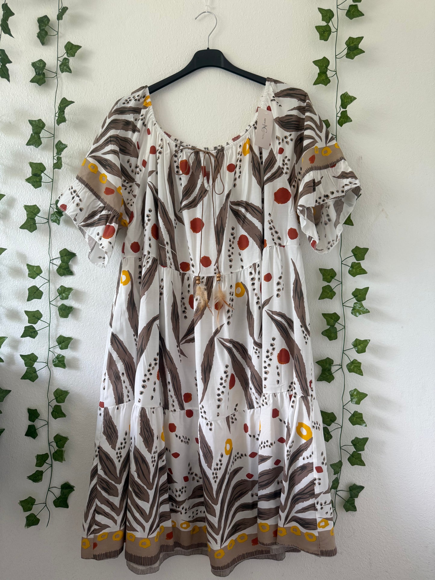 Kleid mit Muster Versch.Farben