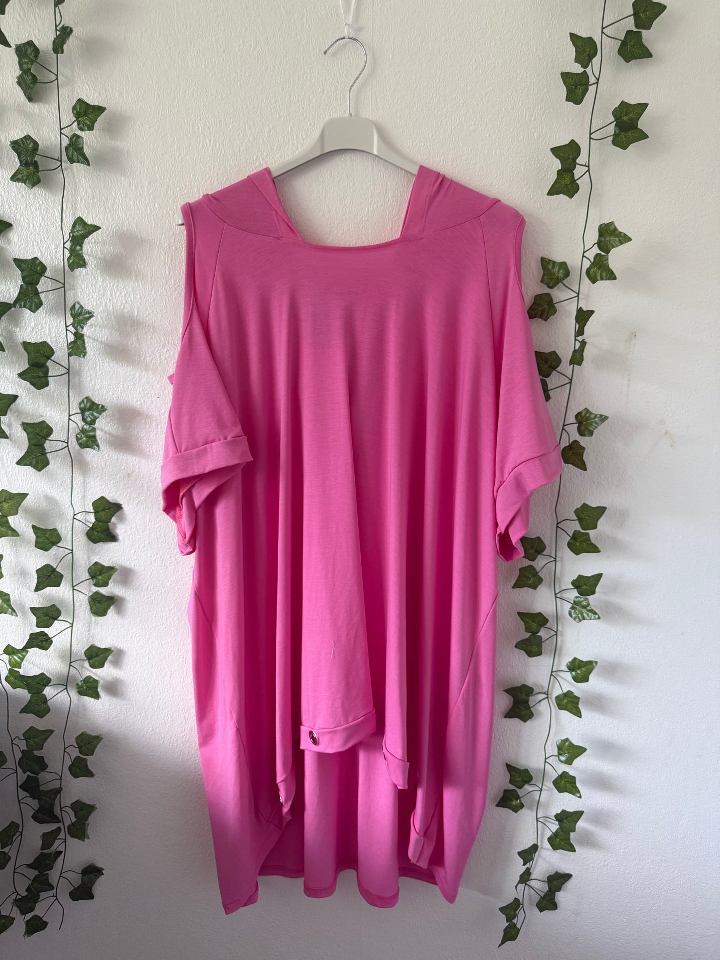 Oversize Shirt mit Kapuze