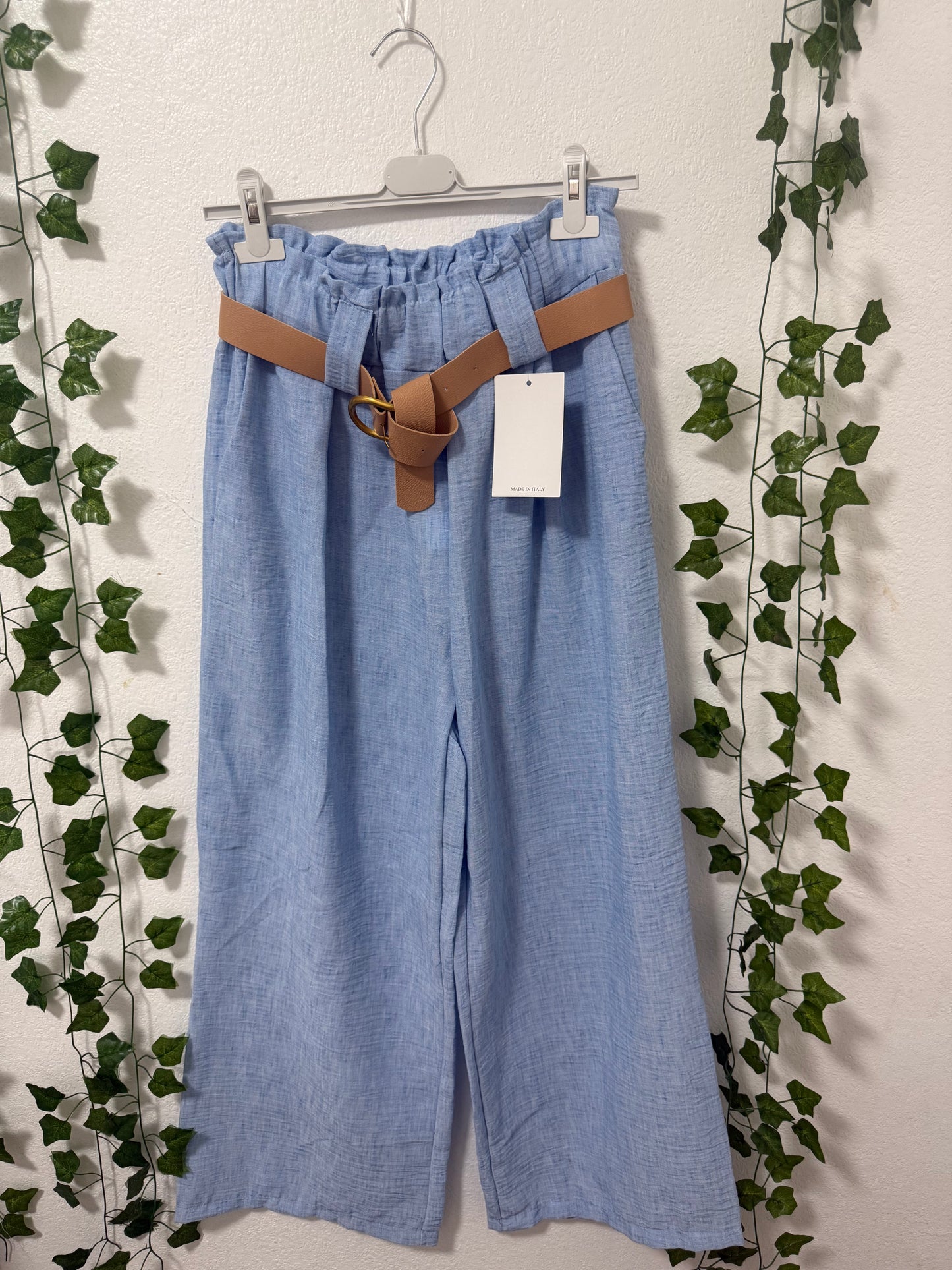 Stoffhose Bali mit Gürtel