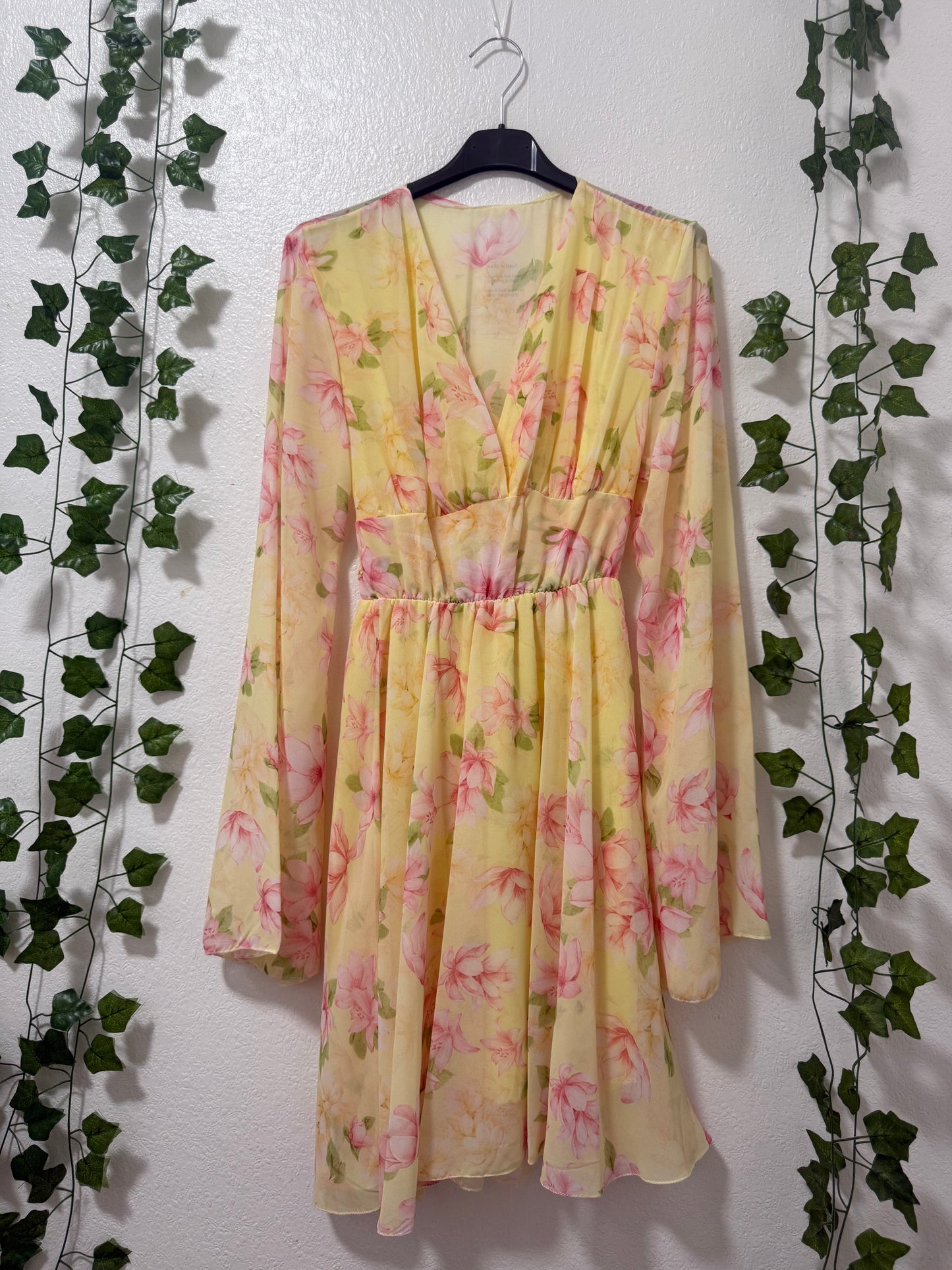 Kurzes Blumen Kleid in versch.Farben