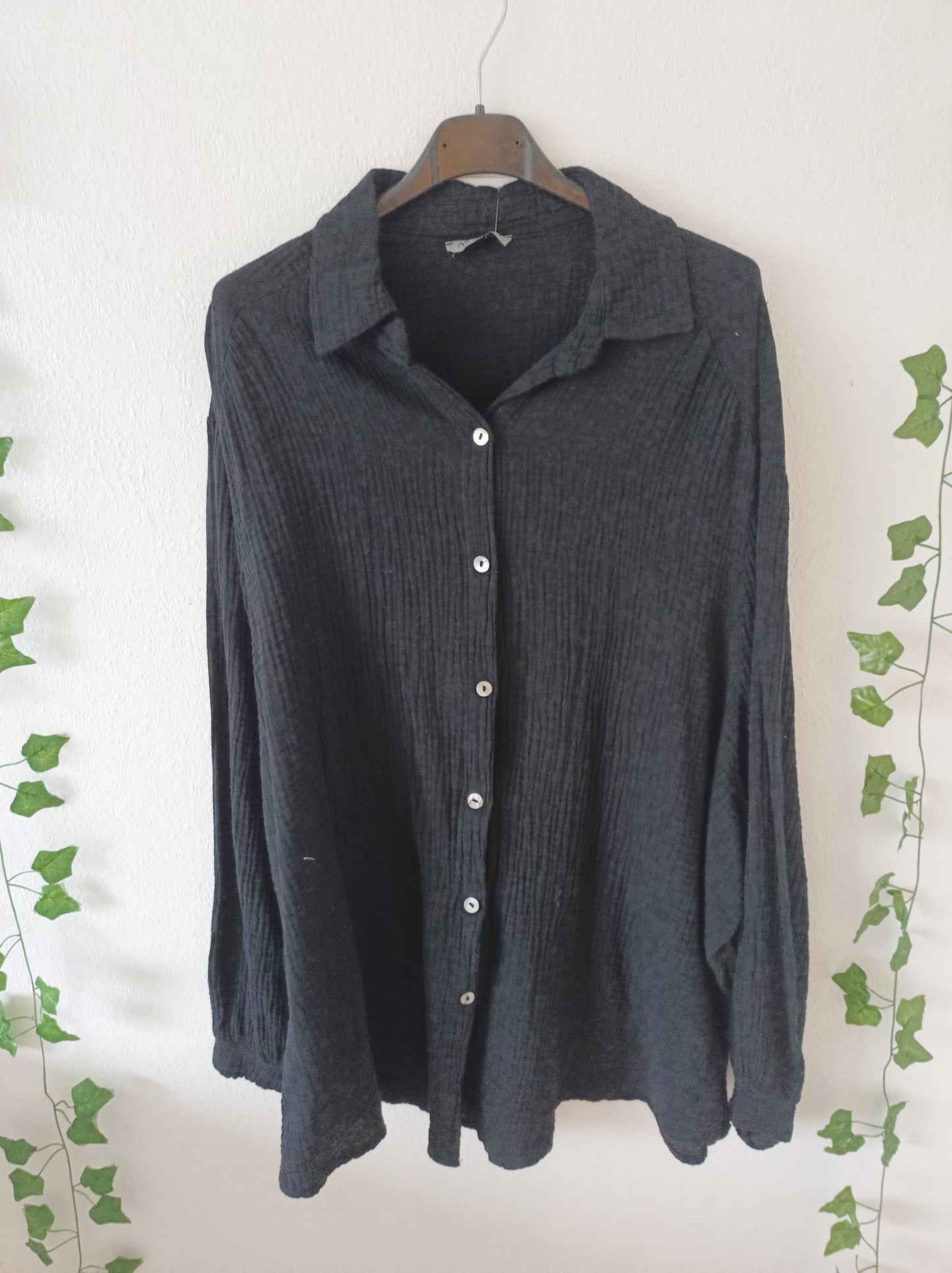 Lange Musselin Bluse