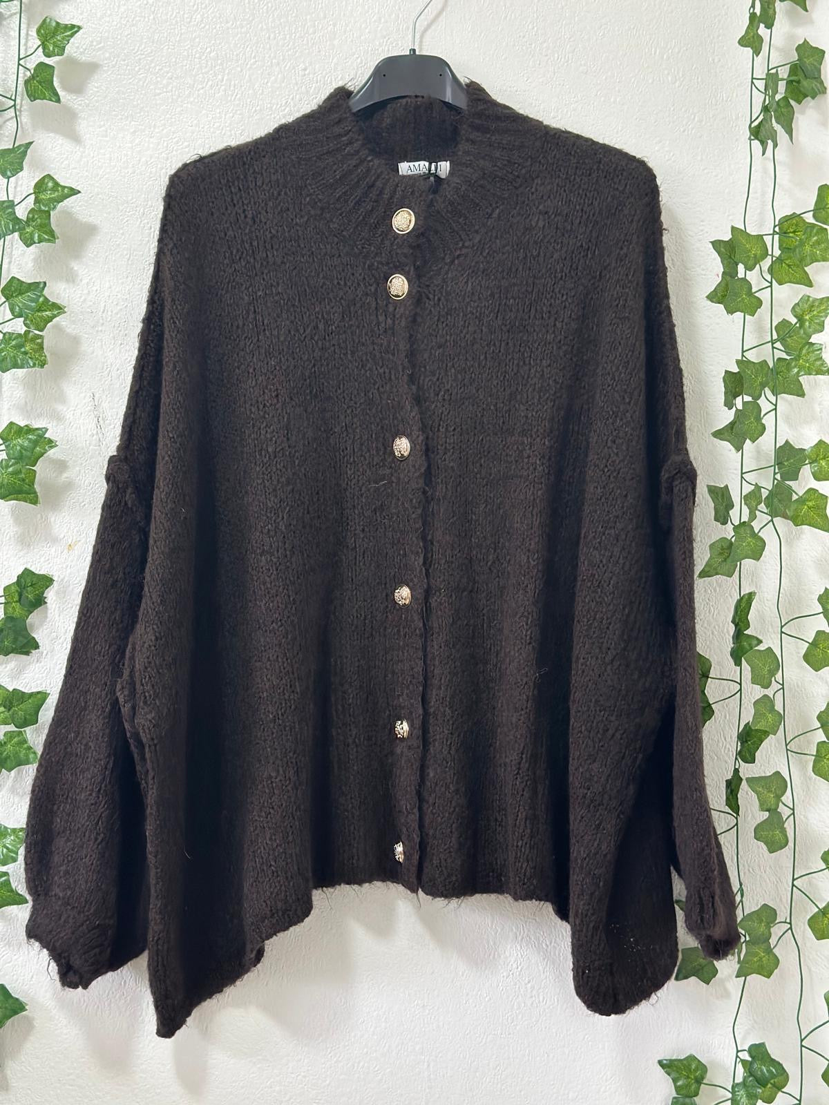 Oversize Strickjacke in versch.Farben