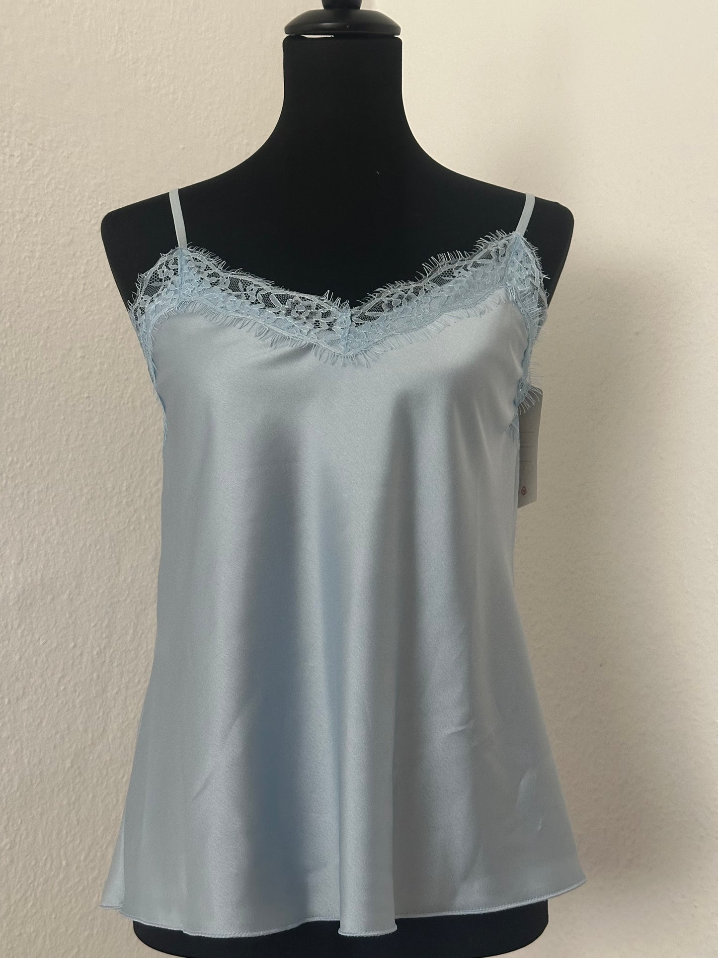 Spitzen-Top in Satin Optik in versch.Farben