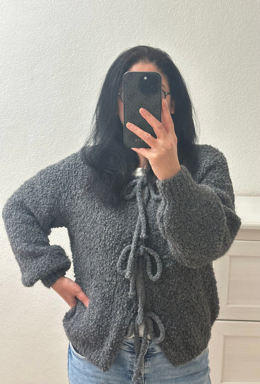Strickjacke Boucle