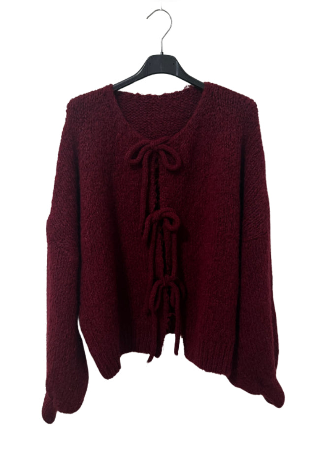 Schleifen Strickjacke *SUPERSALE*