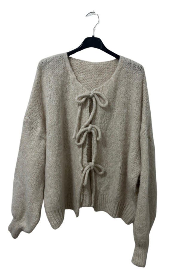 Schleifen Strickjacke *SUPERSALE*