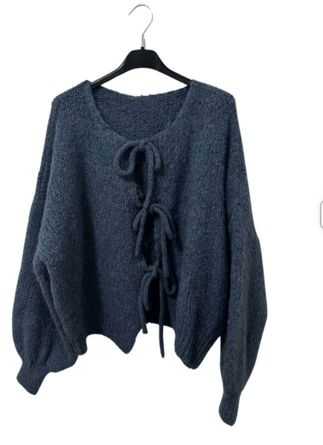 Schleifen Strickjacke *SUPERSALE*