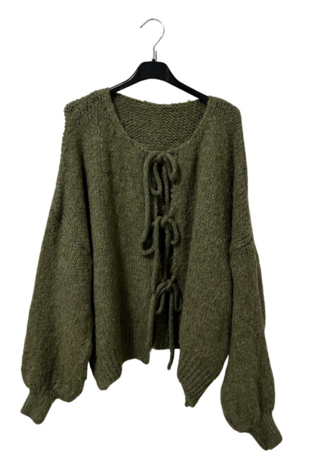 Schleifen Strickjacke *SUPERSALE*
