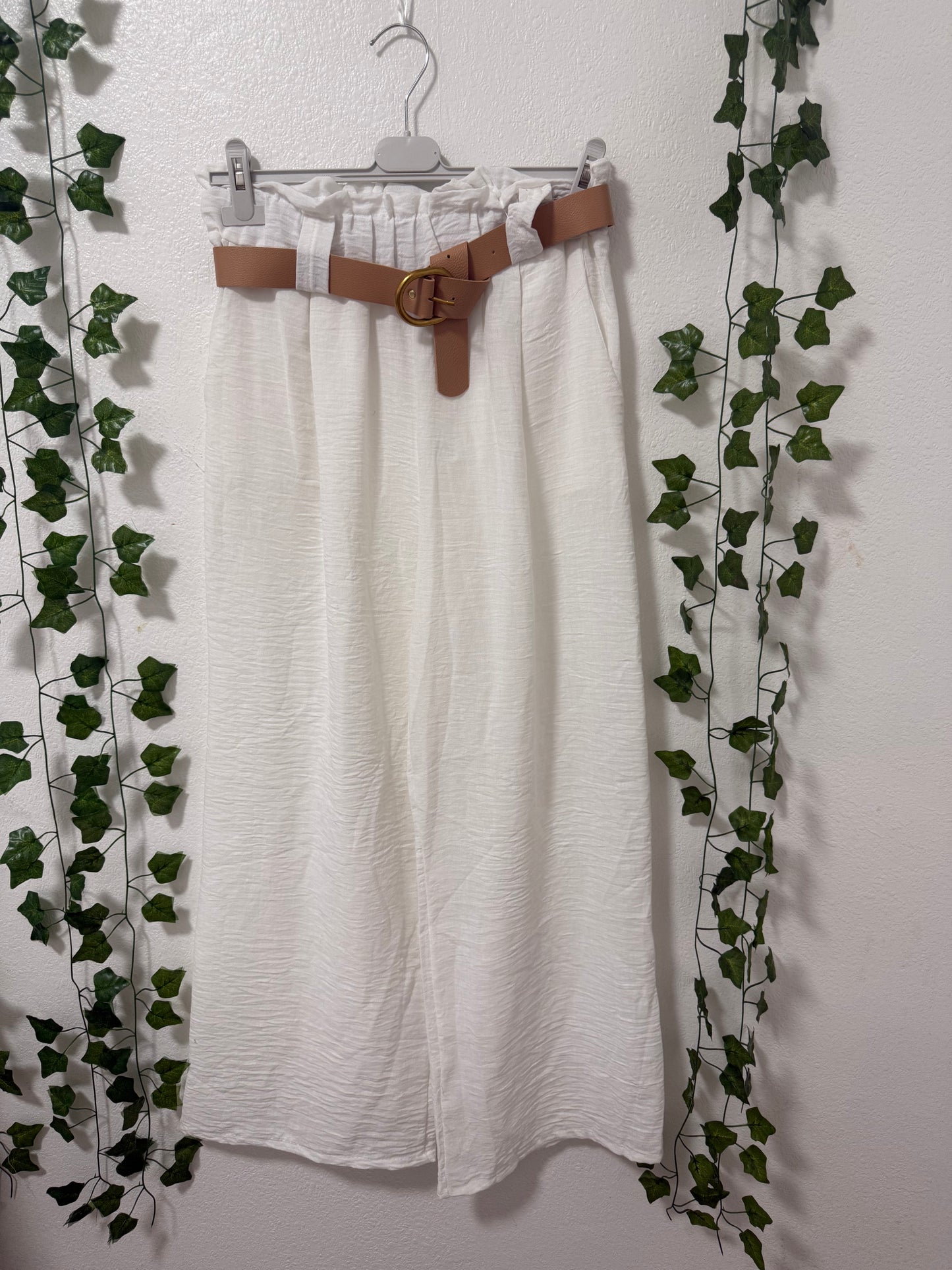 Stoffhose Bali mit Gürtel