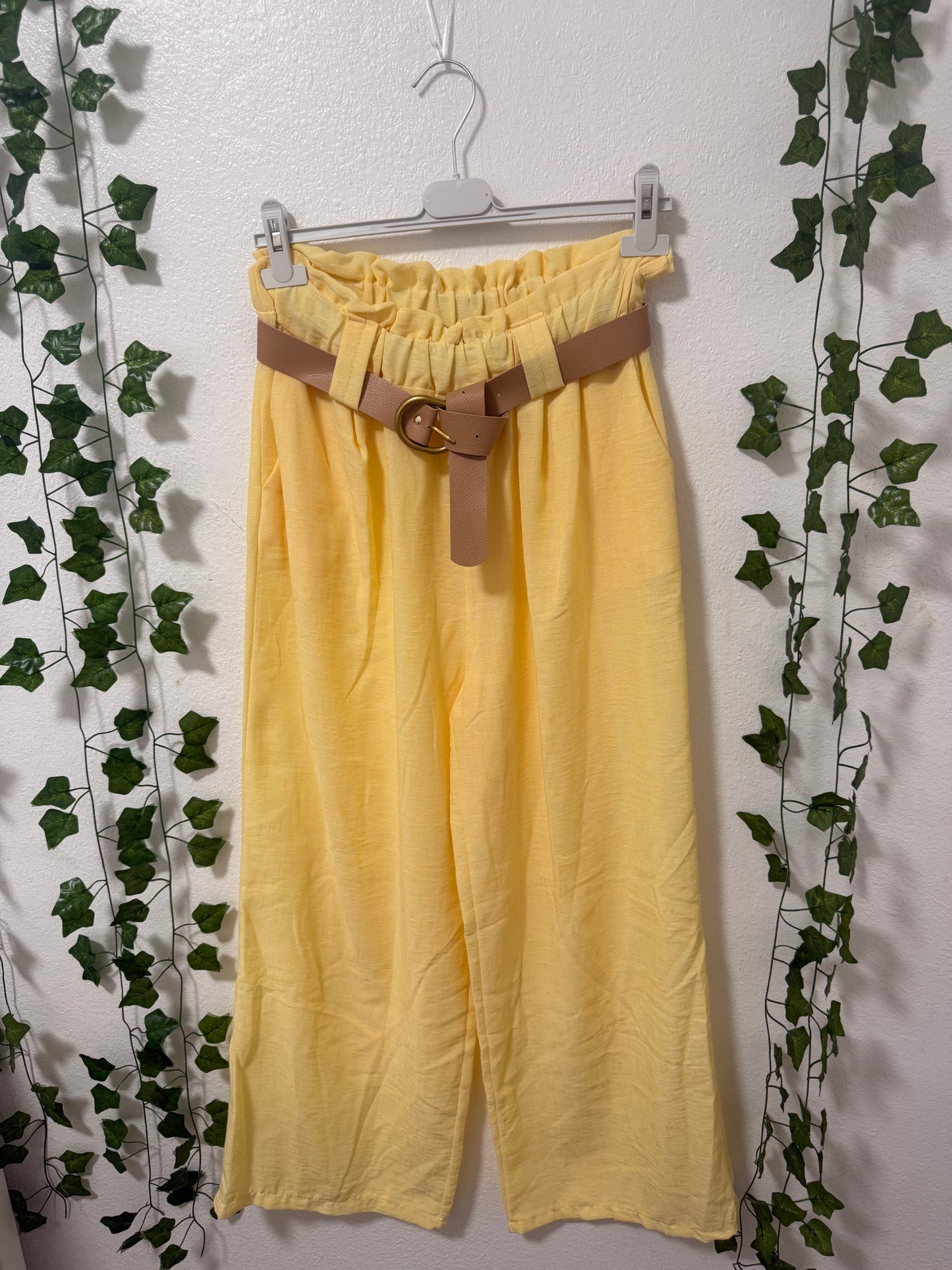 Stoffhose Bali mit Gürtel