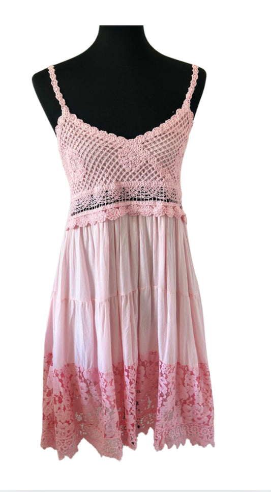 Häkelkleid-Versch.Farben