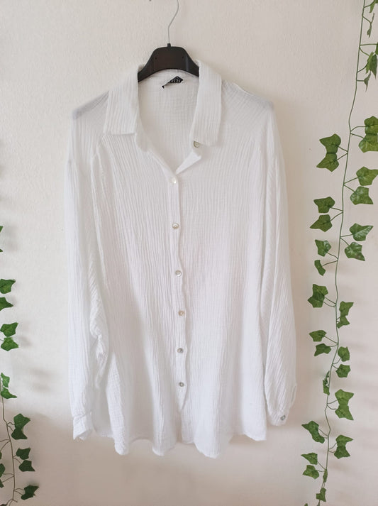 Lange Musselin Bluse