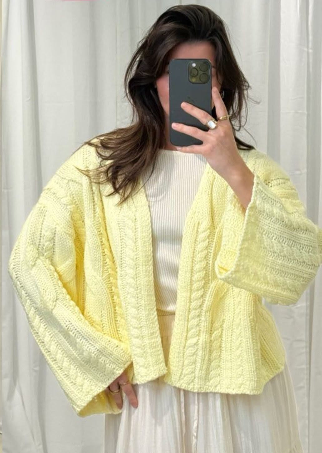 Strickjacke Rose